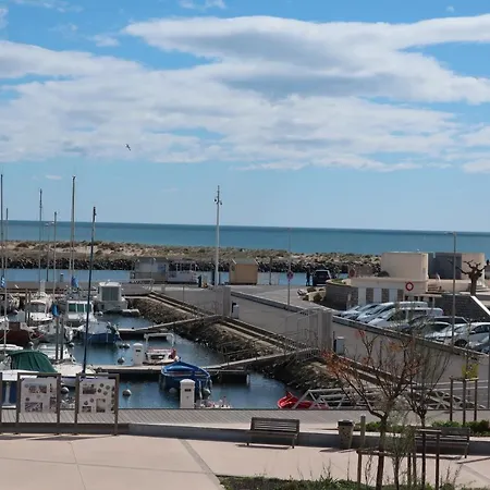 Vue Port Et Mer, Wi-fi Gratuit, Parking Box Fermes Avec Velos Inclus Apartmán Valras-Plage