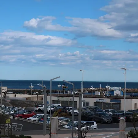 Vue Port Et Mer, Wi-fi Gratuit, Parking Box Fermes Avec Velos Inclus Apartmán Valras-Plage