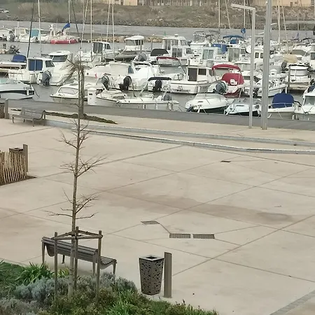 Vue Port Et Mer, Wi-fi Gratuit, Parking Box Fermes Avec Velos Inclus Apartmán Valras-Plage